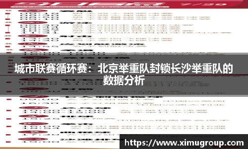 城市联赛循环赛：北京举重队封锁长沙举重队的数据分析