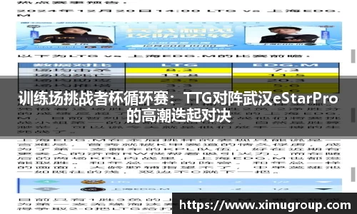 训练场挑战者杯循环赛：TTG对阵武汉eStarPro的高潮迭起对决